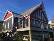 Stunning lakefront chalet built by Saratoga Modular Homes