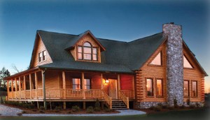 Modular log home, perfect for lakeside living!