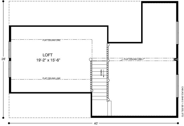 Optional upper floor