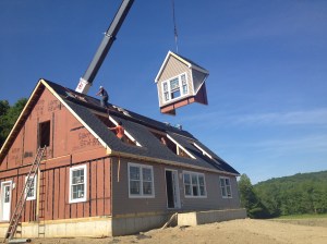 Custom modular cape cod style home built by Saratoga Modular Homes in Greenwich, Washington County NY